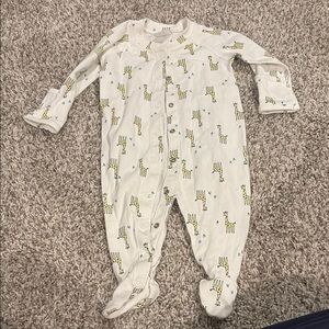Hanna Anderson Baby Giraffe Onesie 3-6M